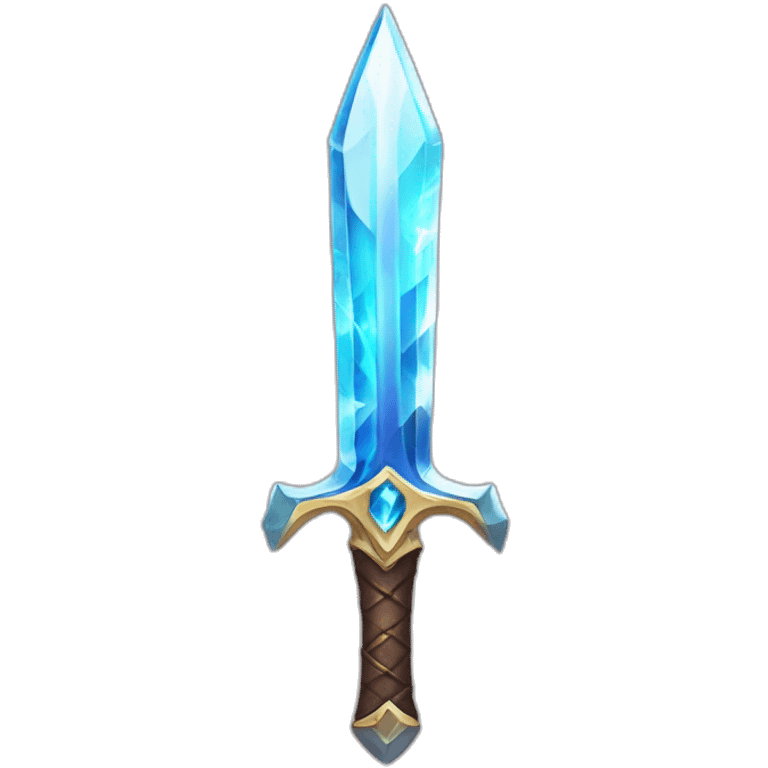 magical crystal sword  emoji