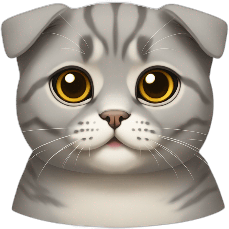 Scottish fold emoji