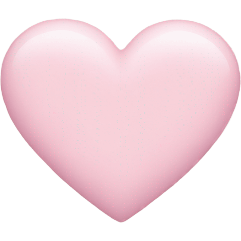 Pastel pink heart emoji