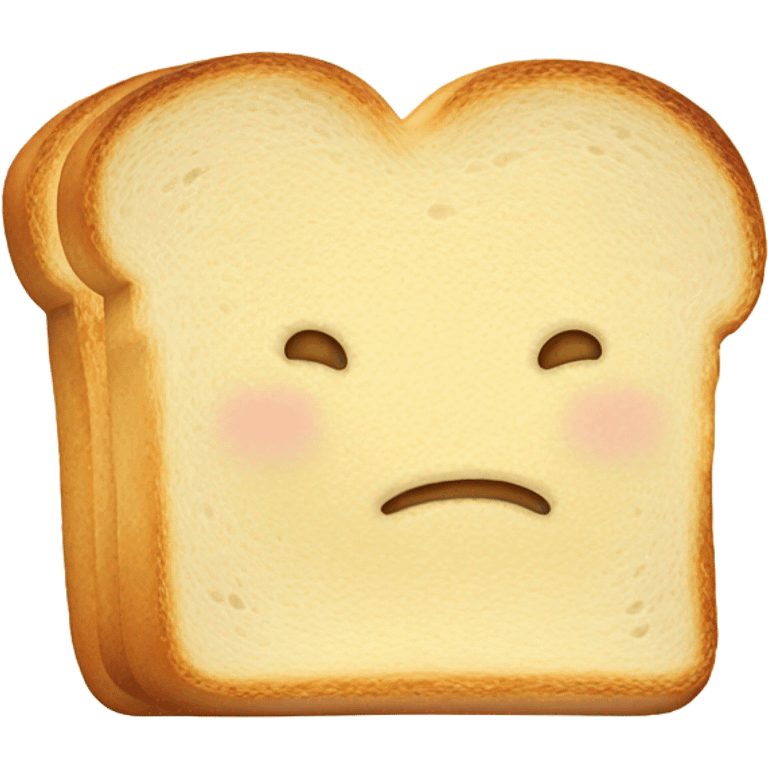 A slice of toast emoji