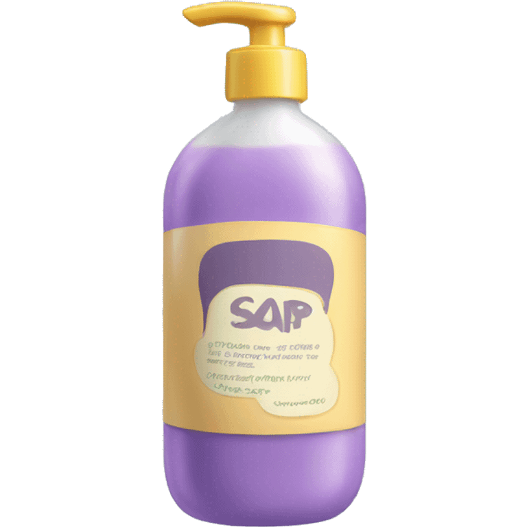 bottle of soap emoji