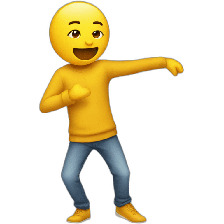 humain qui dab emoji