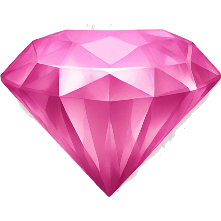 Pink diamond emoji