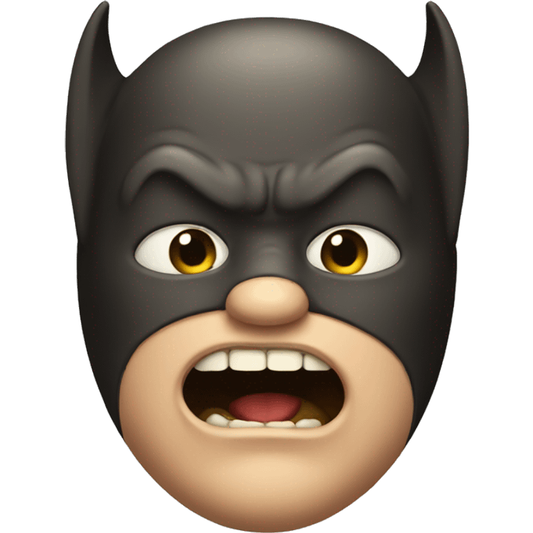 Fat bat man emoji