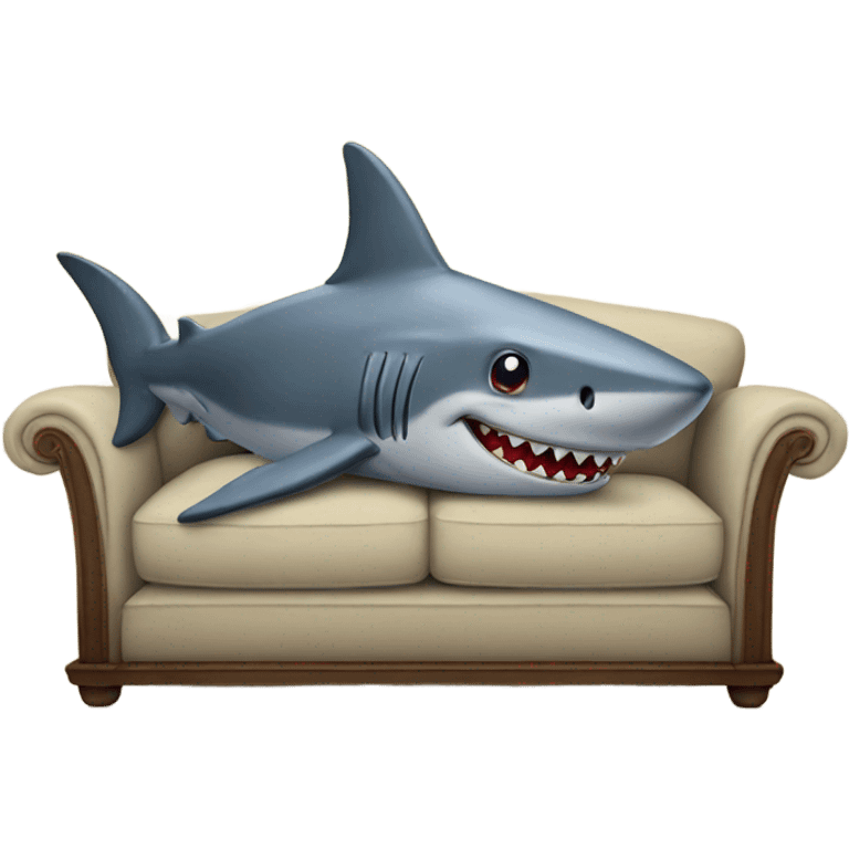 shark couch emoji