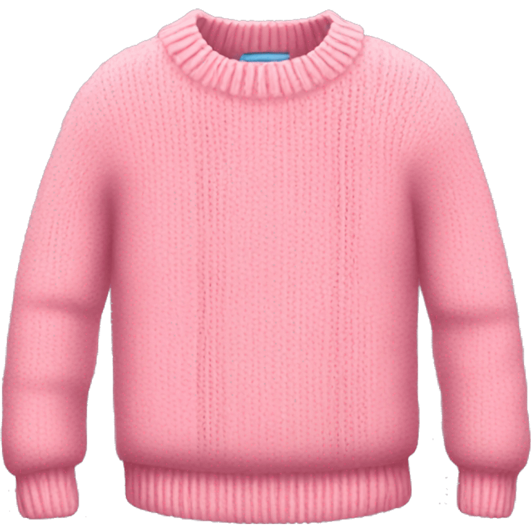 A cute little pink sweater  emoji