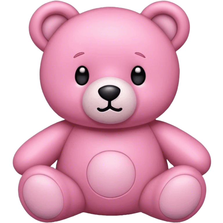 Pink teddybear emoji