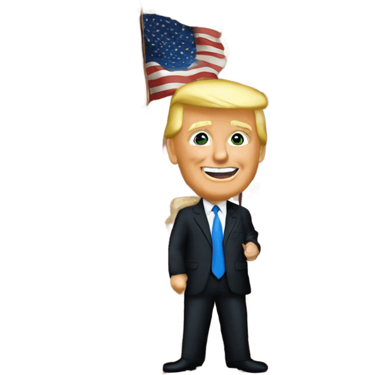 Trump wins America  emoji