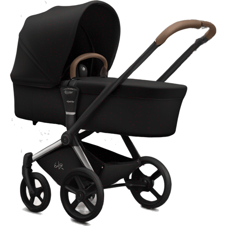 Black stroller Cybex priam 4 emoji