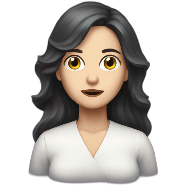 mujer del exorcista emoji