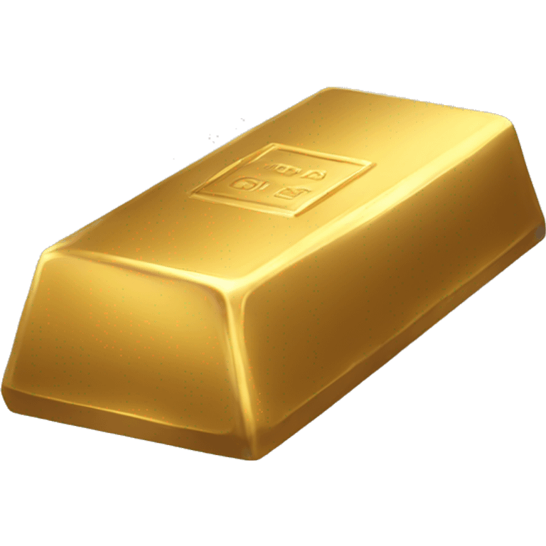 gold bars without inscriptions emoji