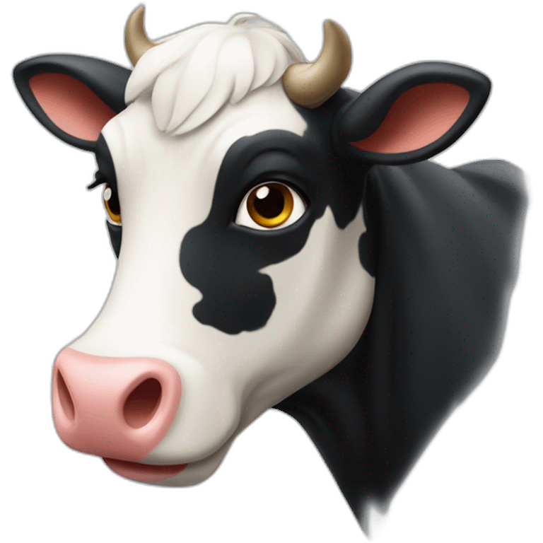 Fantôme vache mignon emoji