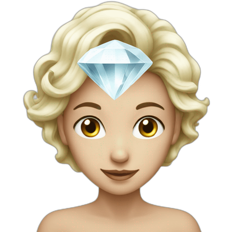 white diamond emoji