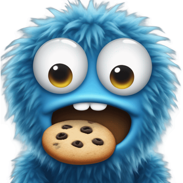 Sesame Street Cookie Monster  emoji