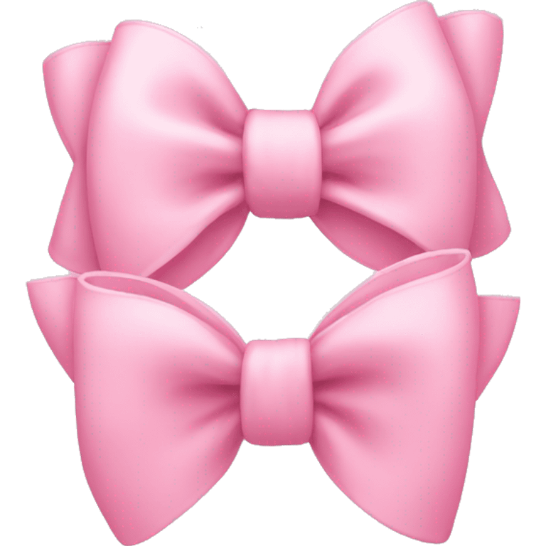 Baby pink bow emoji