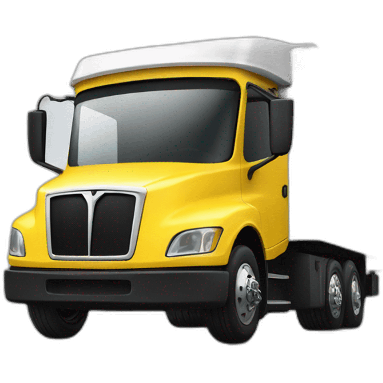 Yellow Tesla cibertruck emoji