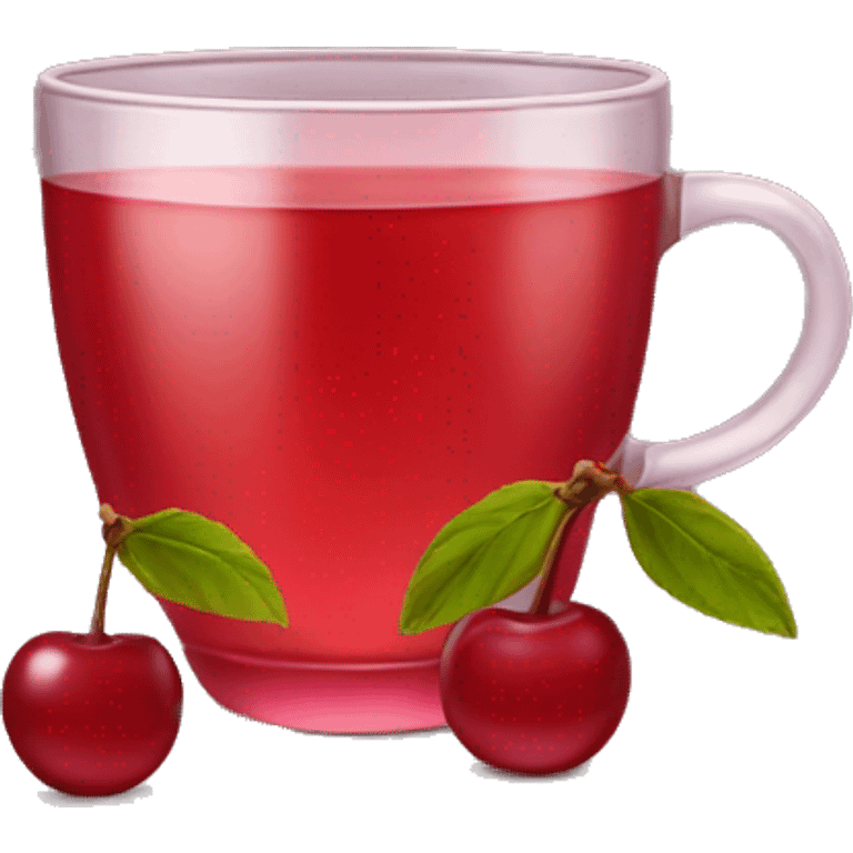 Cherry tea emoji