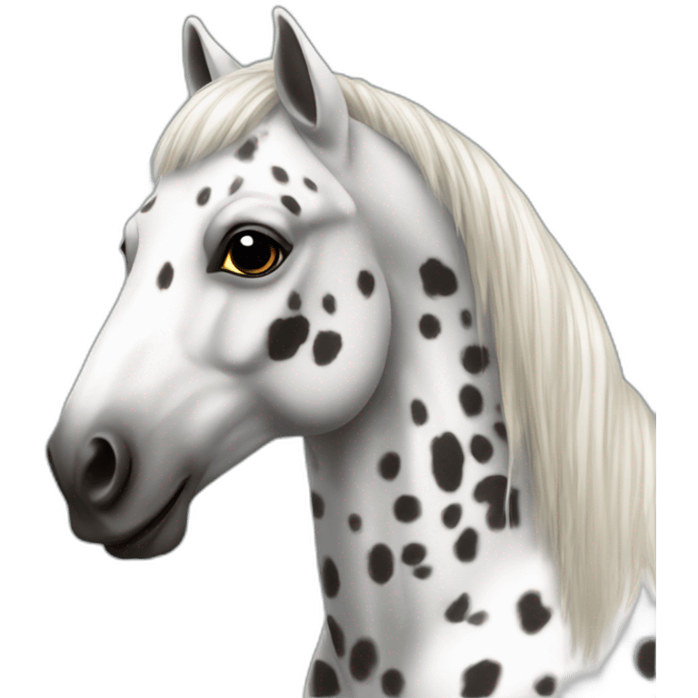 Cheval appaloosa emoji