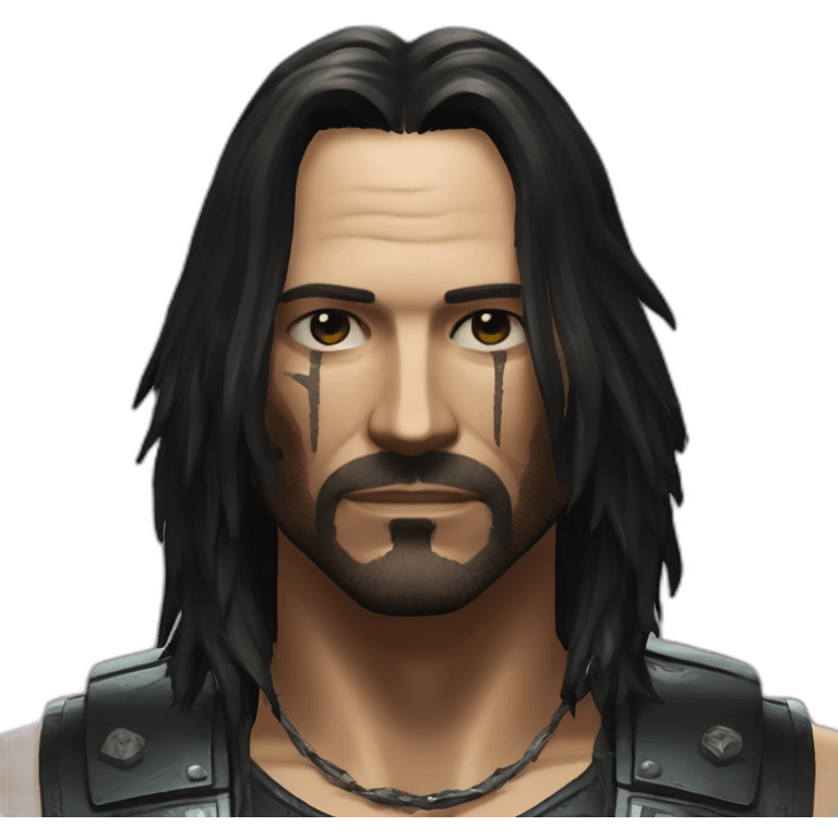 Johnny Silverhand from cyberpunk 2077 emoji