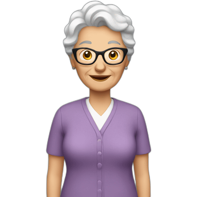 Grandma video editor emoji