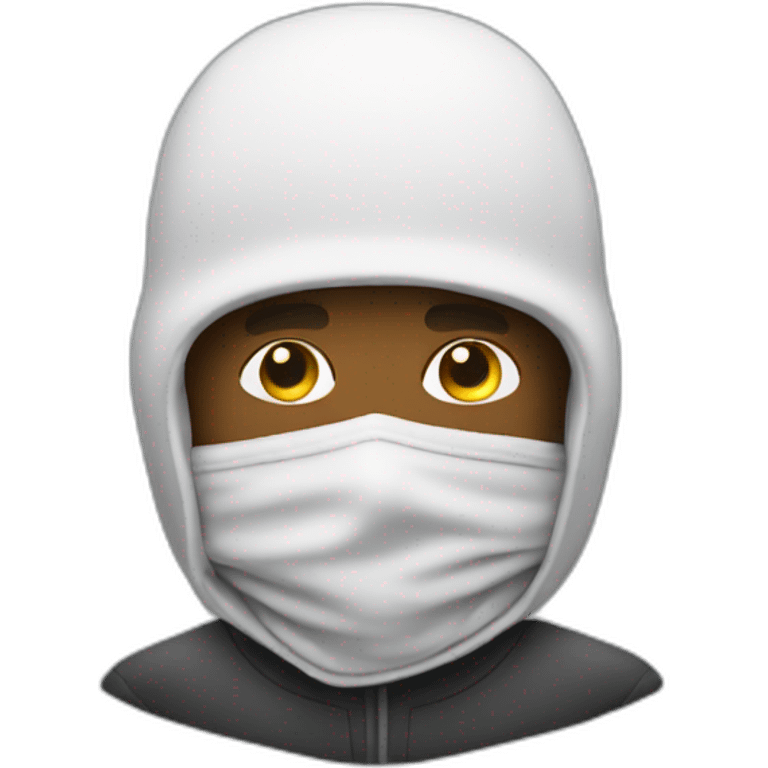 Balaclava Guy and plane building emoji