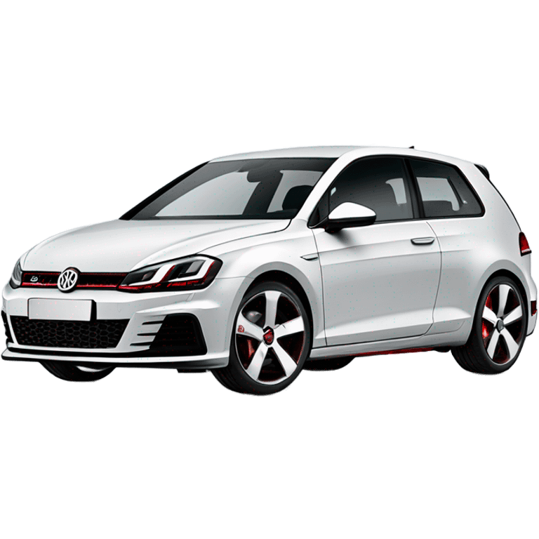 Volkswagen GTI Golf with Audi S3 wheels emoji