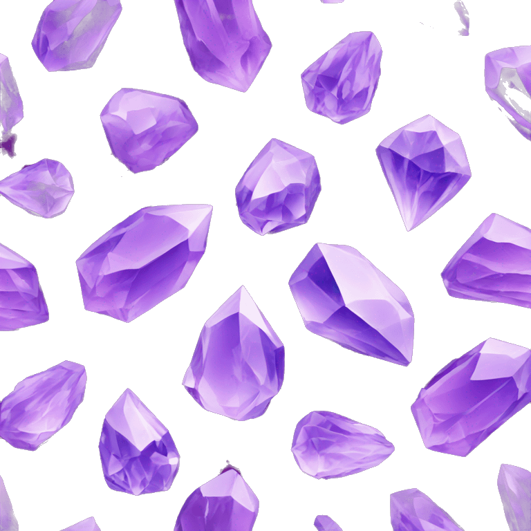 crystals with purple background emoji