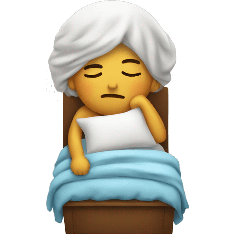 Sleeping in the morning  emoji