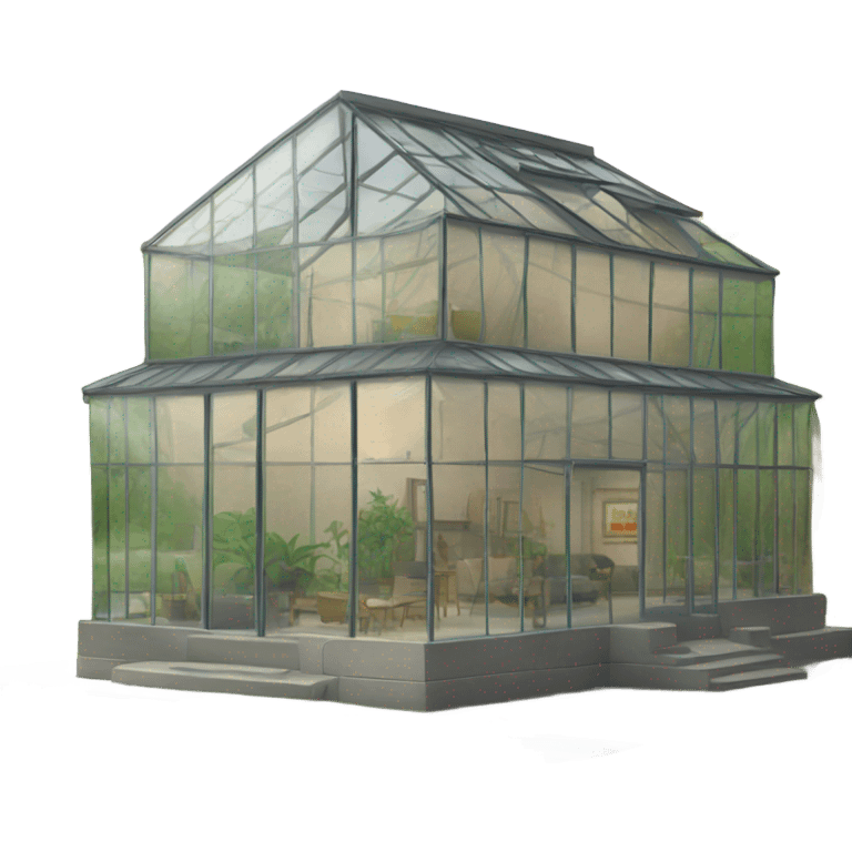 Glass house emoji