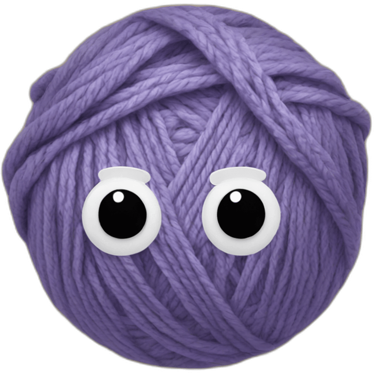 Yarn and crochet  emoji