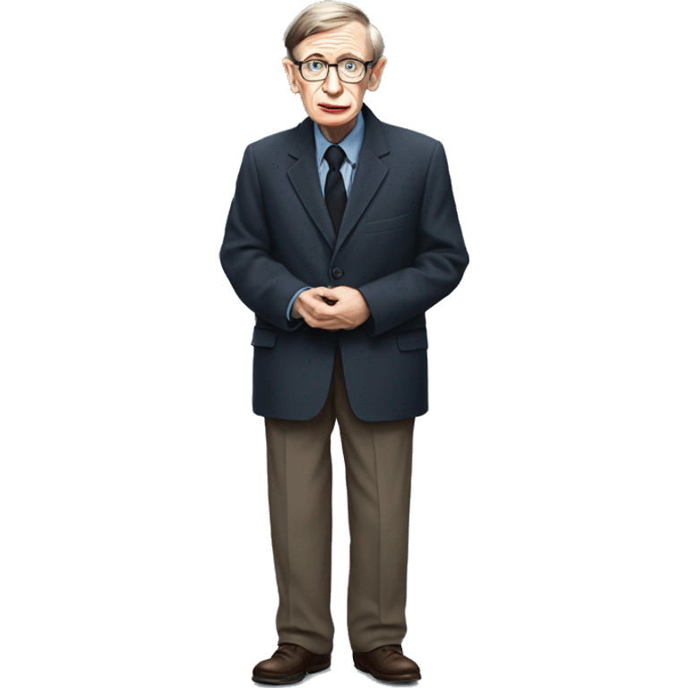 steven hawking standing up emoji