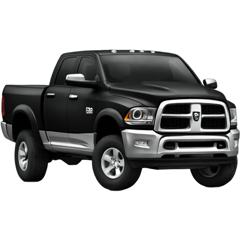 black ram truck  emoji