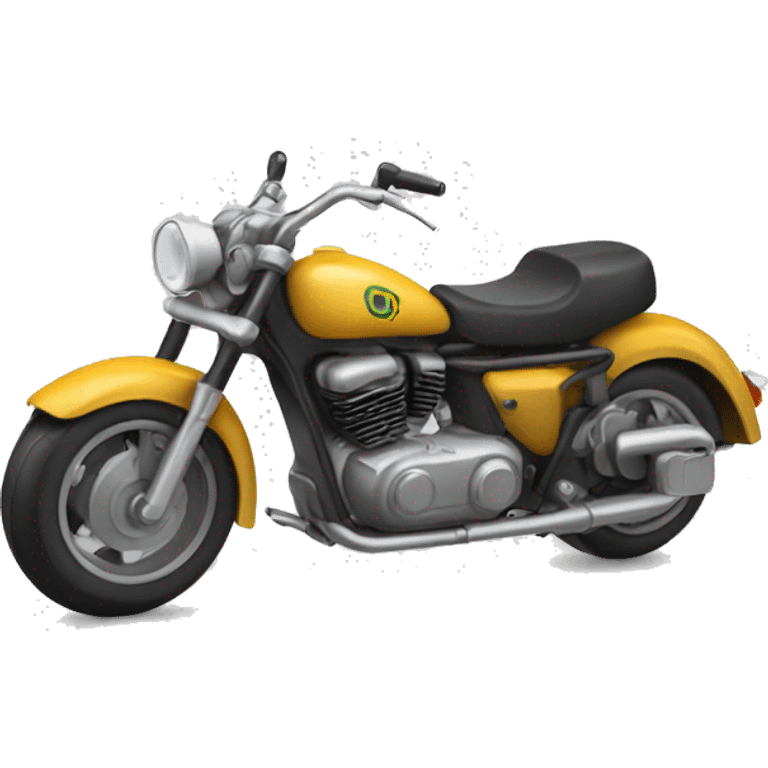 Bardela qui fait de la moto emoji