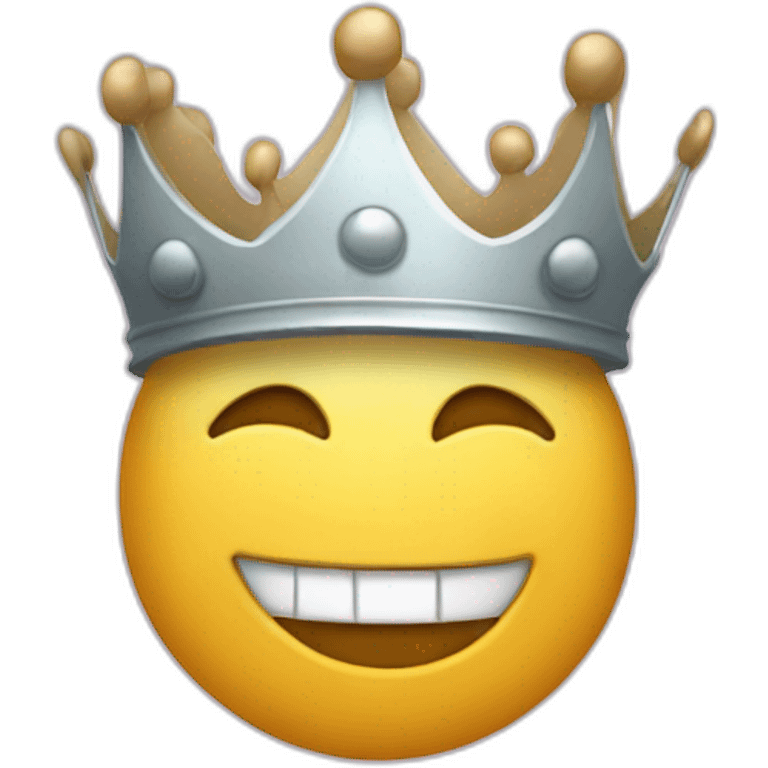 "A" with crown and plasters emoji