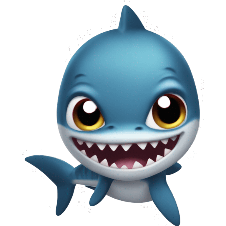 baby shark half zombified emoji