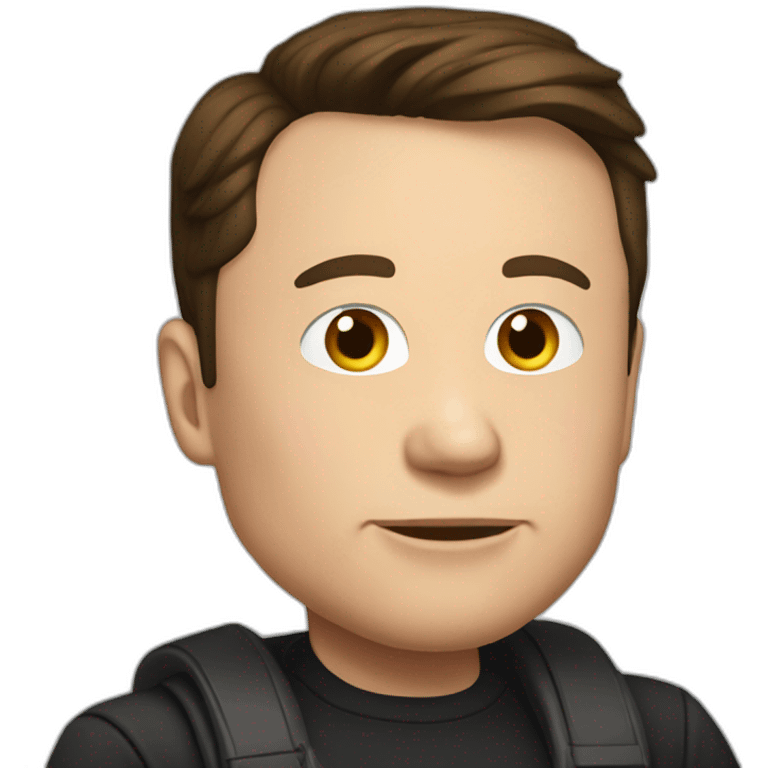 Elon Musk using ipone 15 emoji