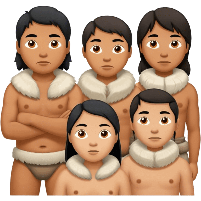 Inuit with a gang emoji