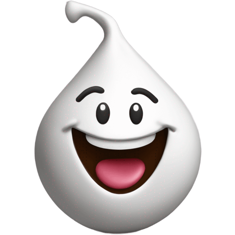 Hershey kiss smiling  emoji