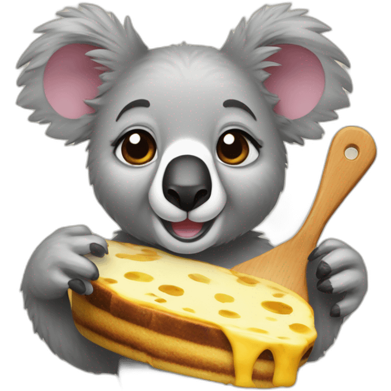 Koalas with apareil a raclette emoji