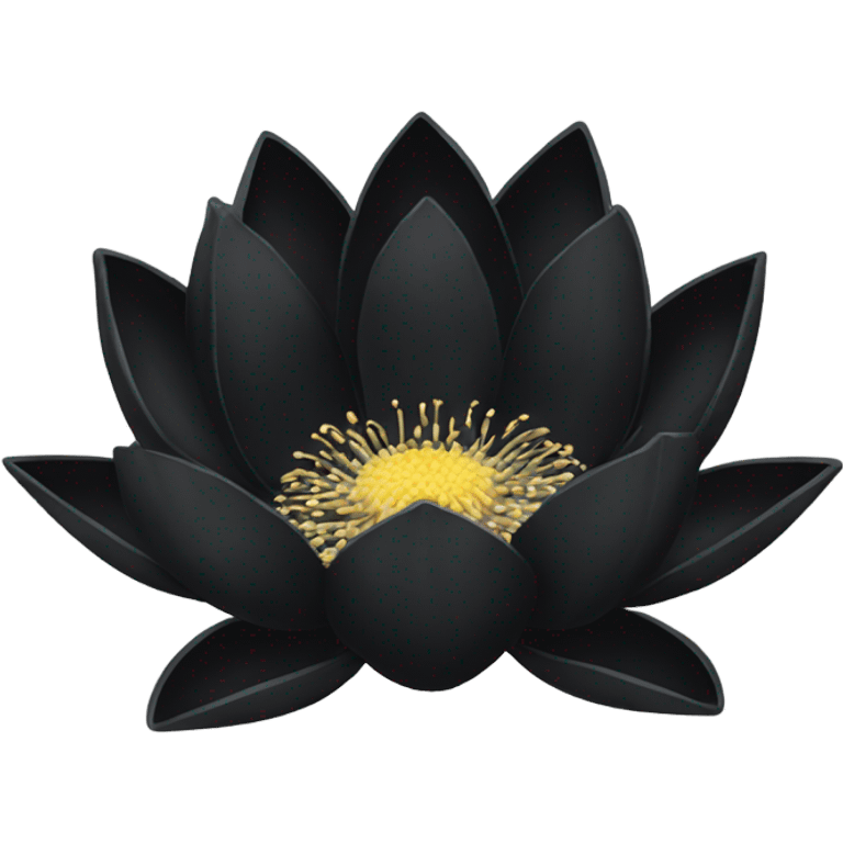 black lotus flower emoji emoji