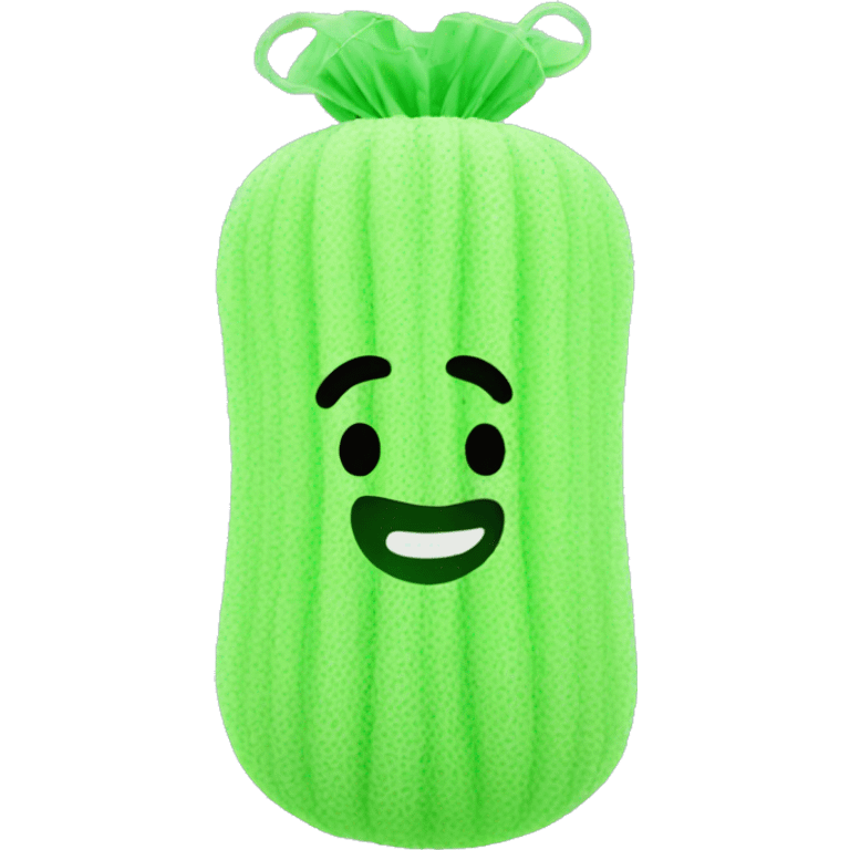 Synthetic loofah emoji