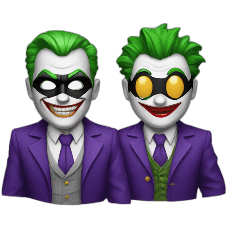 Batman et joker emoji