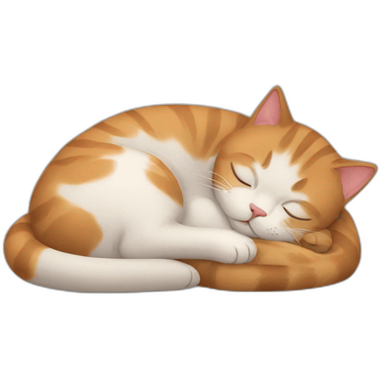 Sleeping cat emoji