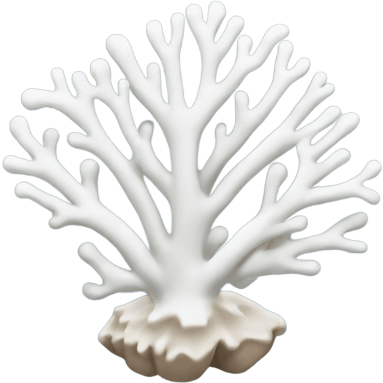 white coral emoji