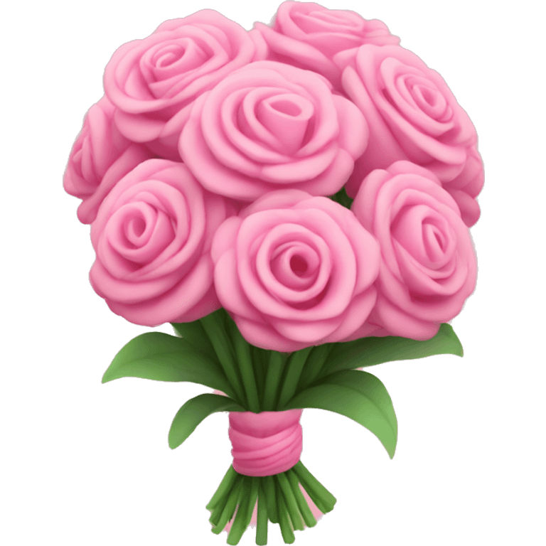 cute pink bouquet emoji