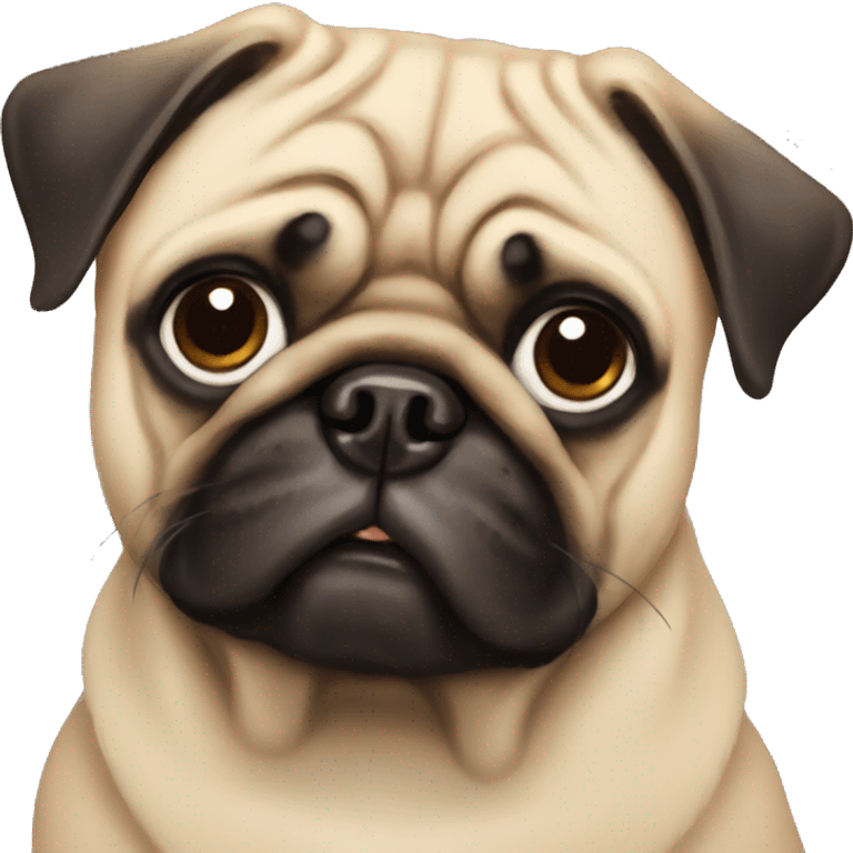 Dog pug emoji