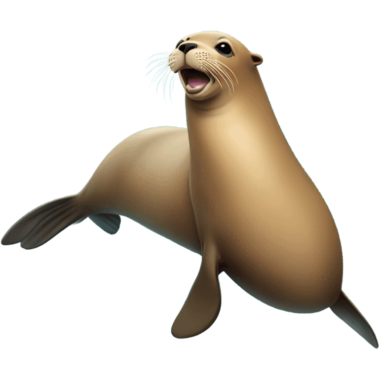 California sea lion emoji