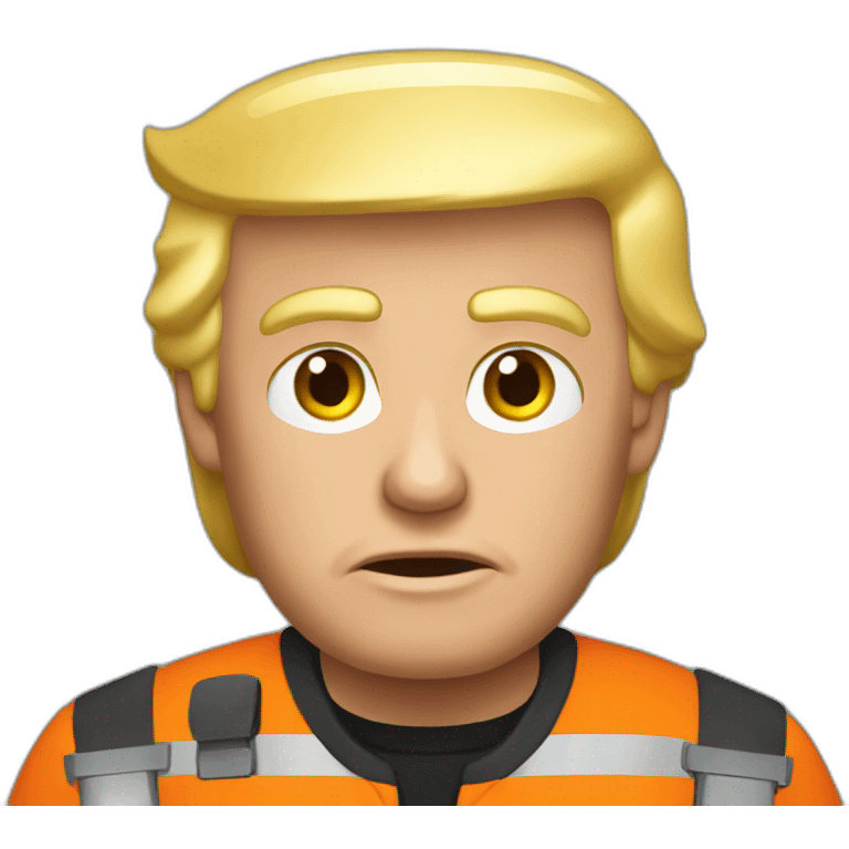 donald-trump-arrested emoji