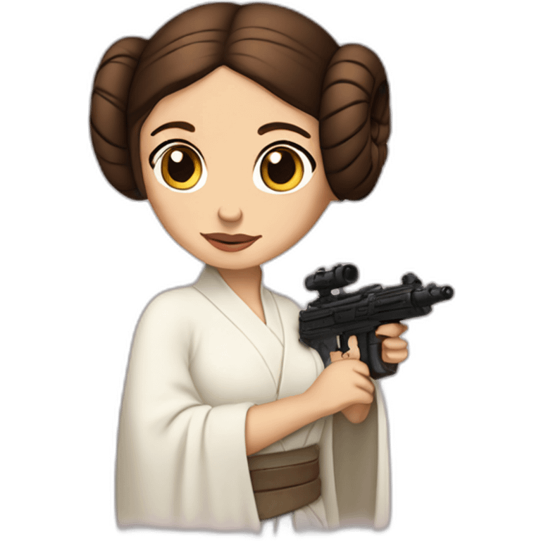 princess leia reproduction emoji