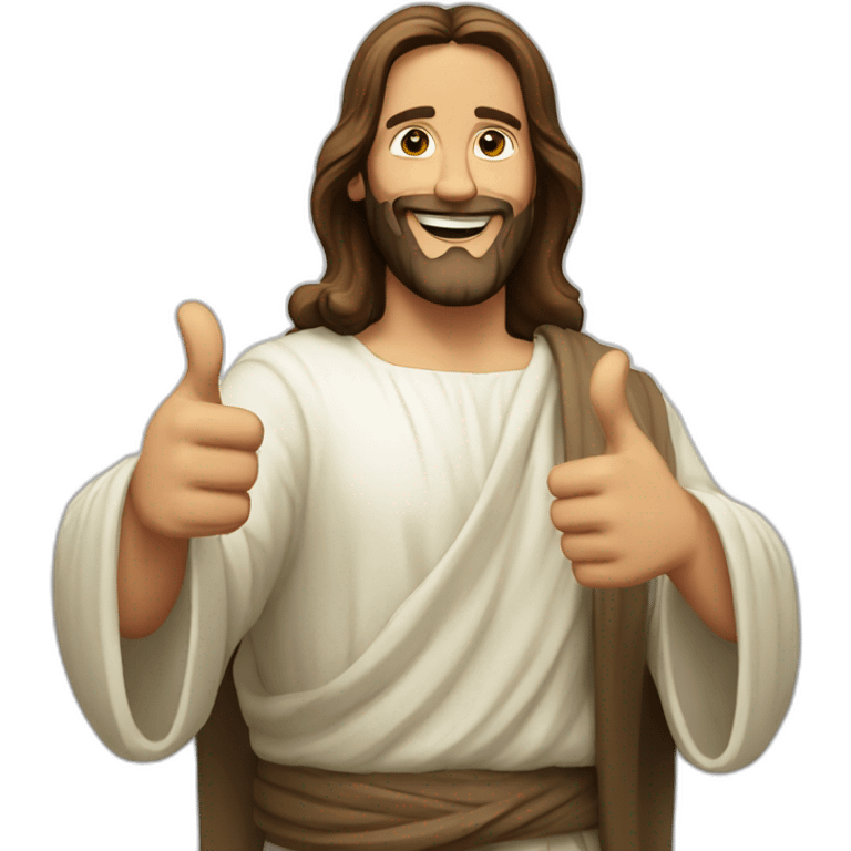 jesus-two-thumbs-up emoji